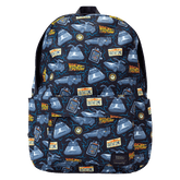 back to the future 40th anniversary all-over print full-size backpack