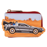 back to the future 40th anniversary time machine accordion wallet