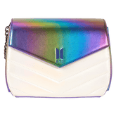funko pop! by loungefly bts iridescent quilted crossbody bag