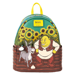 shrek & donkey sunflower field mini backpack