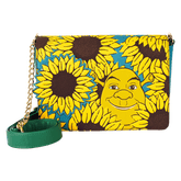 shrek & donkey sunflower field crossbody bag