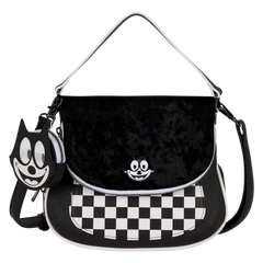 felix the cat crossbody bag with lenticular coin bag