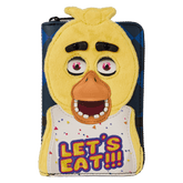 five nights at freddy's chica plush cosplay zip around wallet