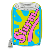 wondercon limited edition futurama slurm glow accordion zip around wallet