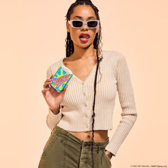 wondercon limited edition futurama slurm glow accordion zip around wallet