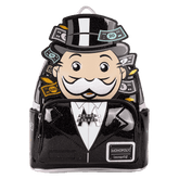 monopoly 90th anniversary pennybags glitter cosplay mini backpack