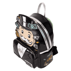 monopoly 90th anniversary pennybags glitter cosplay mini backpack