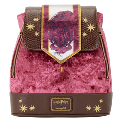exclusive harry potter gryffindor banner velvet mini backpack