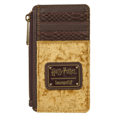 exclusive harry potter hufflepuff banner velvet card holder