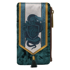exclusive harry potter slytherin banner velvet card holder