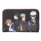 jujutsu kaisen exclusive first years and gojo sensei zip around wallet