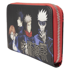 jujutsu kaisen exclusive first years and gojo sensei zip around wallet