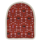 loungefly cream & red floral light-up mini backpack bag organizer insert