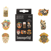 loungefly día de los muertos glow mystery box pin