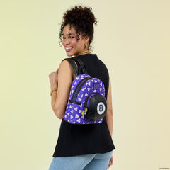 magic 8 ball all-over print lenticular mini backpack