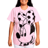 minnie mouse floral rock the dots unisex tee