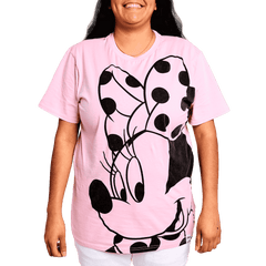 minnie mouse floral rock the dots unisex tee