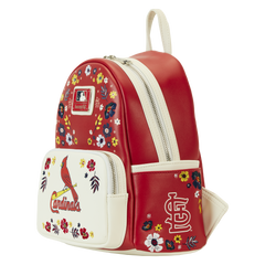 mlb st. louis cardinals floral mini backpack