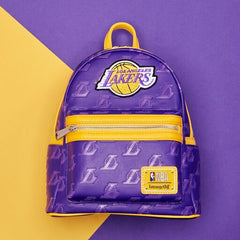 nba los angeles lakers logo mini backpack