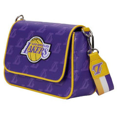 nba los angeles lakers logo crossbody bag