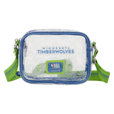 nba minnesota timberwolves clear crossbody stadium bag