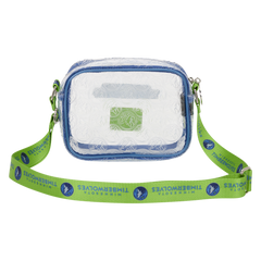 nba minnesota timberwolves clear crossbody stadium bag