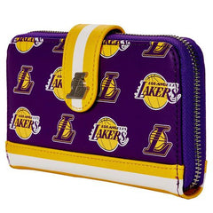 nba los angeles lakers zip around wallet