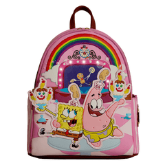 spongebob squarepants & patrick star goofy goober light up mini backpack