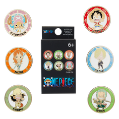 one piece 25th anniversary chibi mystery box pin