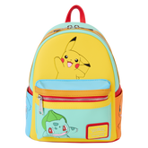 pokémon color block starters mini backpack