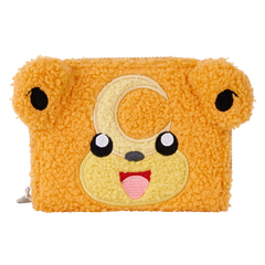 pokémon teddiursa limited edition sherpa cosplay zip around wallet