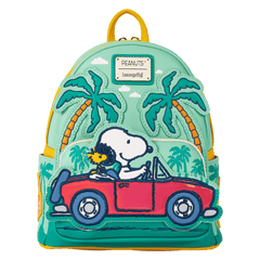 peanuts snoopy & woodstock road trip mini backpack