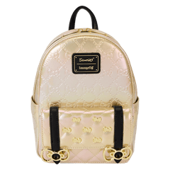 sanrio hello kitty 50th anniversary metallic gold mini backpack