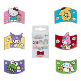 sanrio hello kitty & friends color block mystery box pin