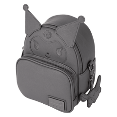 sanrio kuromi monochrome cosplay convertible mini backpack & crossbody bag