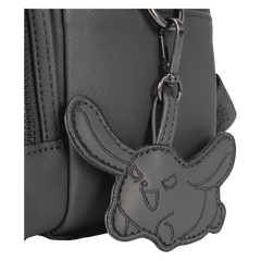 sanrio kuromi monochrome cosplay convertible mini backpack & crossbody bag