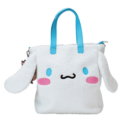 sanrio cinnamoroll cosplay sherpa tote crossbody bag with coin bag