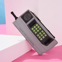 saved by the bell zack morris retro cell phone glow large card holder