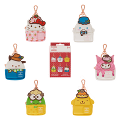 sanrio hello kitty & friends x strawberry shortcake cosplay mystery mini backpack keychain charm