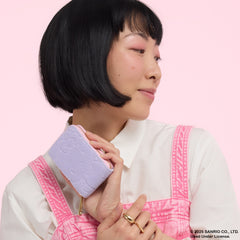 sdcc limited edition hello kitty & friends terry cloth accordion wallet