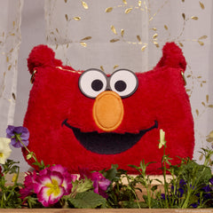 sesame street elmo plush cosplay crossbody bag