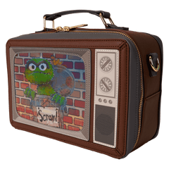 sesame street lenticular retro tv triple lenticular crossbody bag