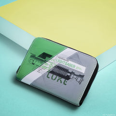 star wars: the power of the force lightsaber zip around wallet