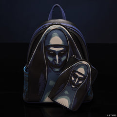 the nun cosplay glow zip around wallet