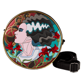universal monsters the bride of frankenstein stained glass crossbody bag