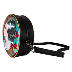 universal monsters the bride of frankenstein stained glass crossbody bag