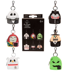 the nightmare before christmas cosplay mystery mini backpack keychain charm