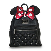 minnie mouse classic bow quilted texture ear mini backpack