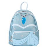 the princess and the frog tiana blue gown glitter cosplay mini backpack