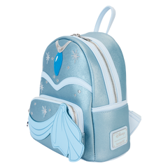 the princess and the frog tiana blue gown glitter cosplay mini backpack